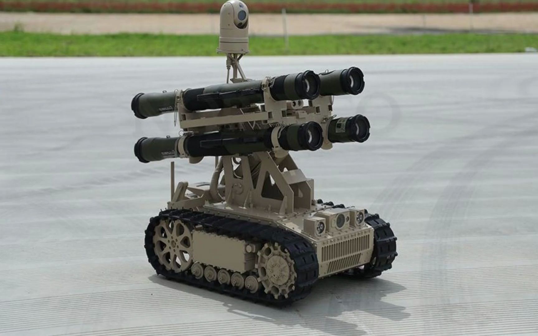 我国战士最新无人伙伴:锐爪无人战车,可搭载机枪,火箭筒!