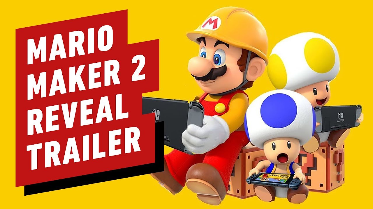 super mario maker 2 reveal trailer_哔哩哔哩_bilibili