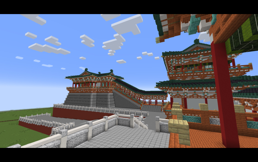 【minecraft·建筑实录】三出阙(中)