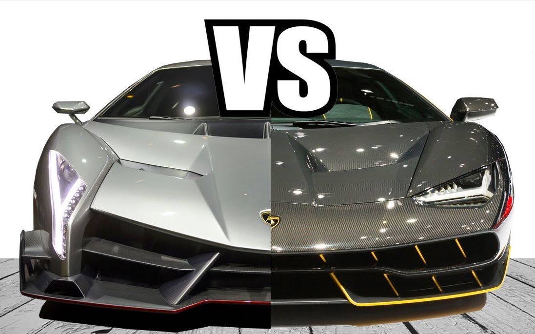 超跑】Lamborghini Centenario vs Lamborghini Veneno 兰博基尼百年纪念超燃混剪-哔哩哔哩