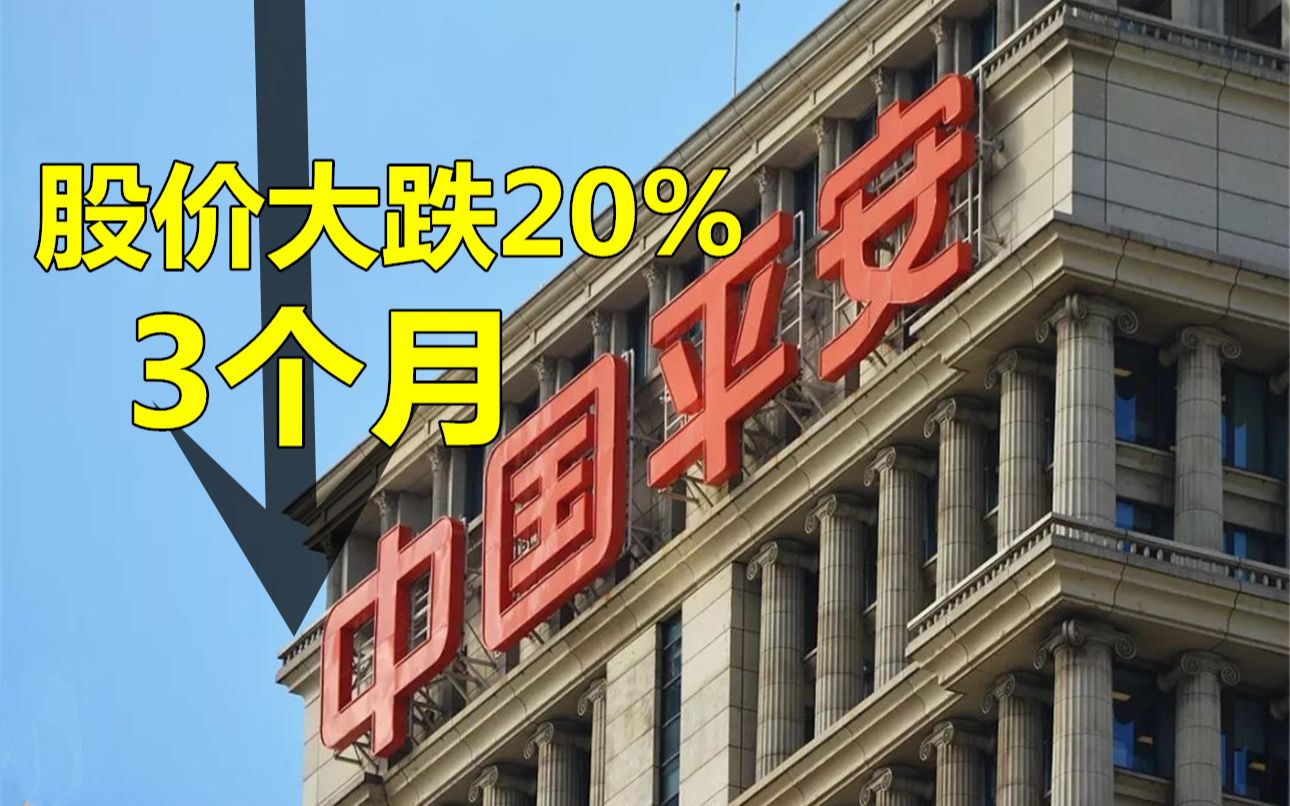 3个月,股价大跌20%!中国平安到底怎么了?哔哩哔哩bilibili