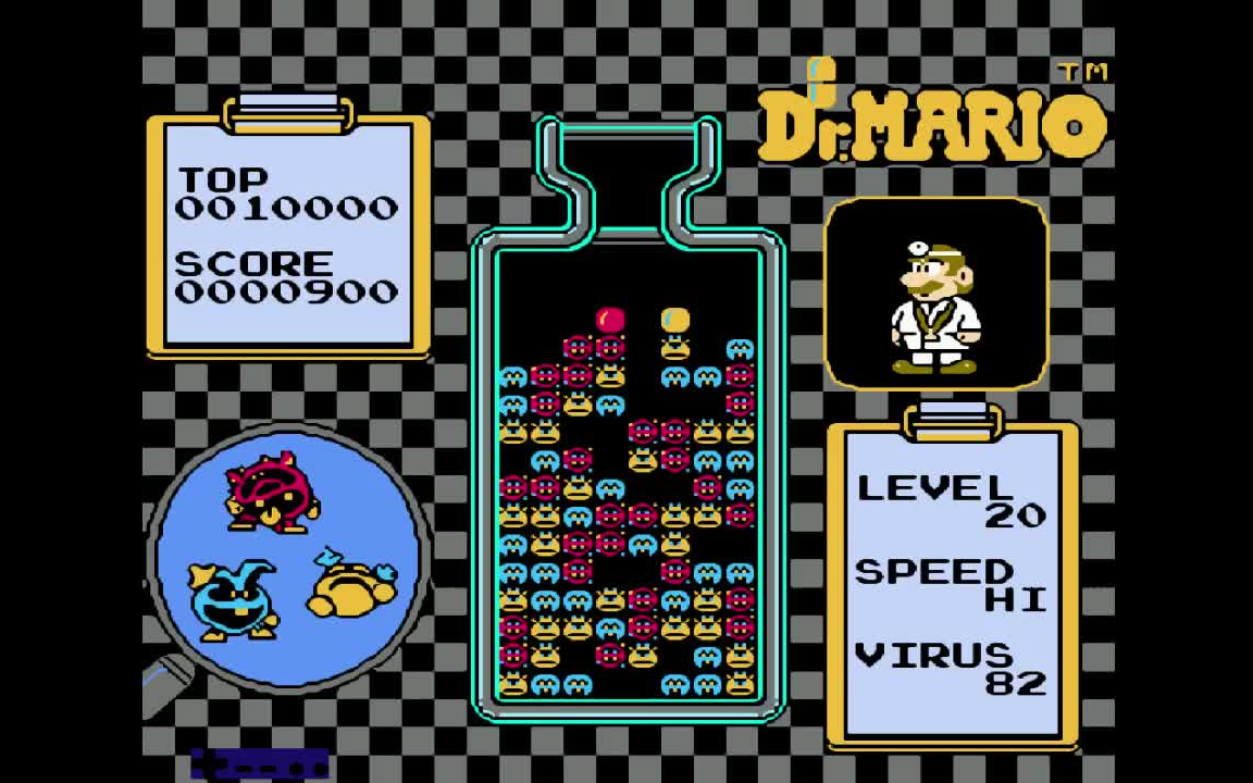 fc-马里奥医生-最高难度-毁童年_哔哩哔哩 (゜-゜)つロ 干杯~-bili