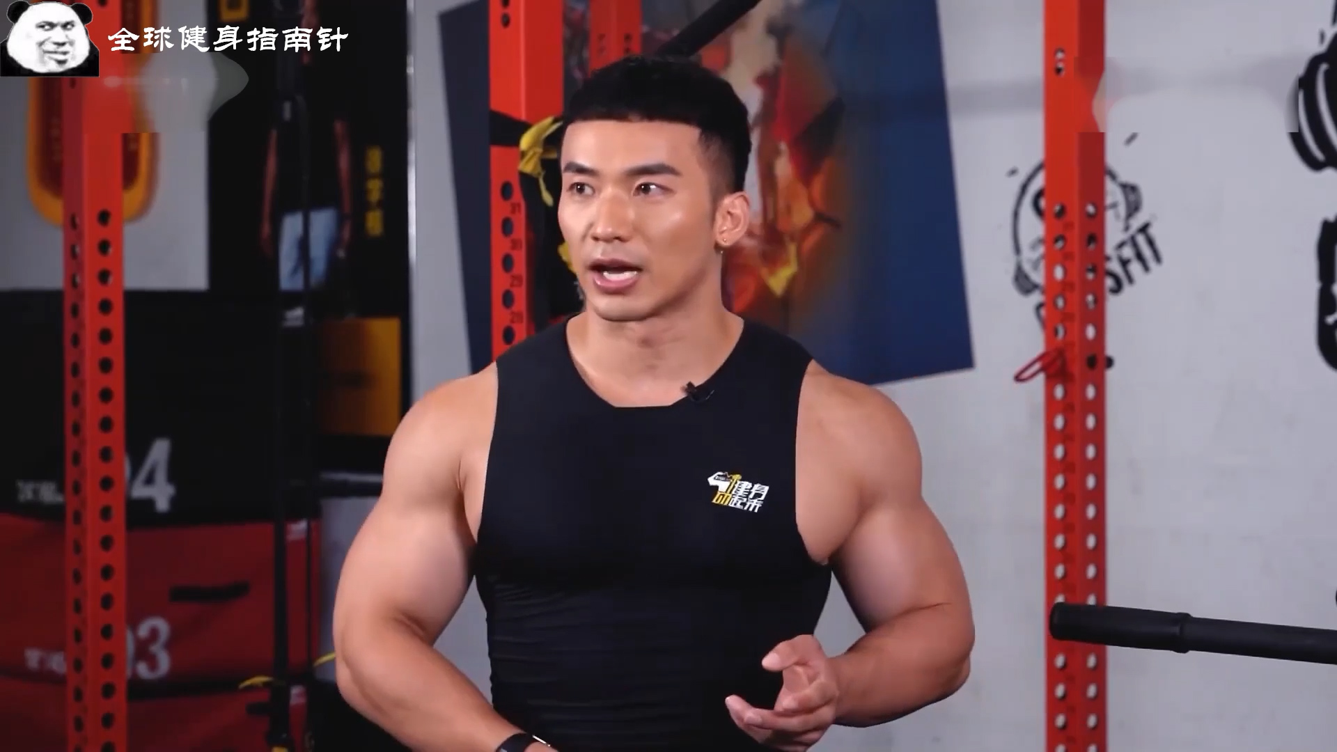 胸肌训练国家健美队运动员郑少忠详细讲解双杠臂屈伸