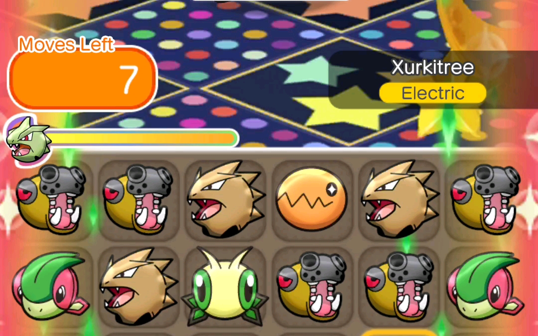 pokemon shuffle《宝可梦消消乐》-电束木