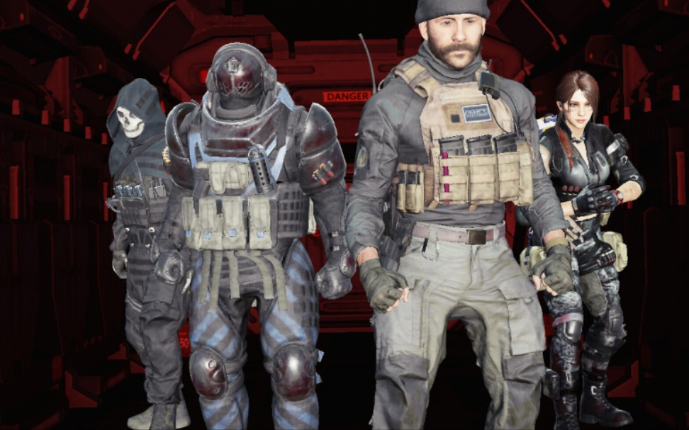 【使命召唤手游】赛季封面四人组的黑色战域体验→01