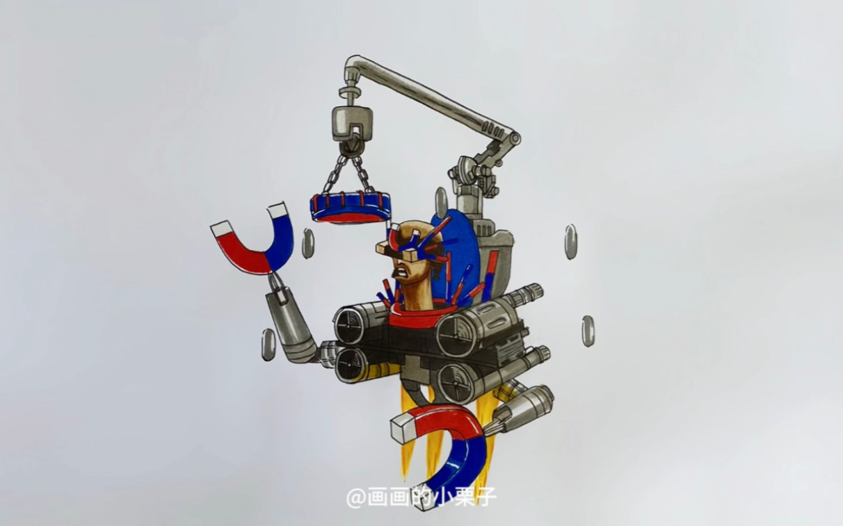 你们让我画的多元宇宙磁铁马桶人来了!