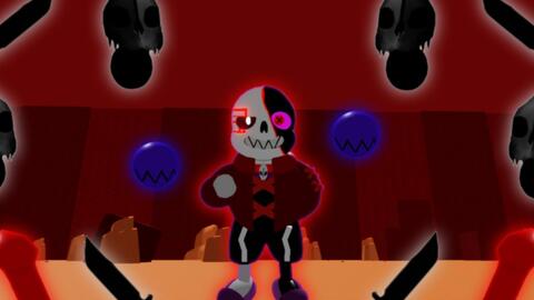 🎃Event] Insanity! Sans / Fallen!Killer Sans (Skin) [How To Get/Showcase]  [Unknown Battle Simulator] 