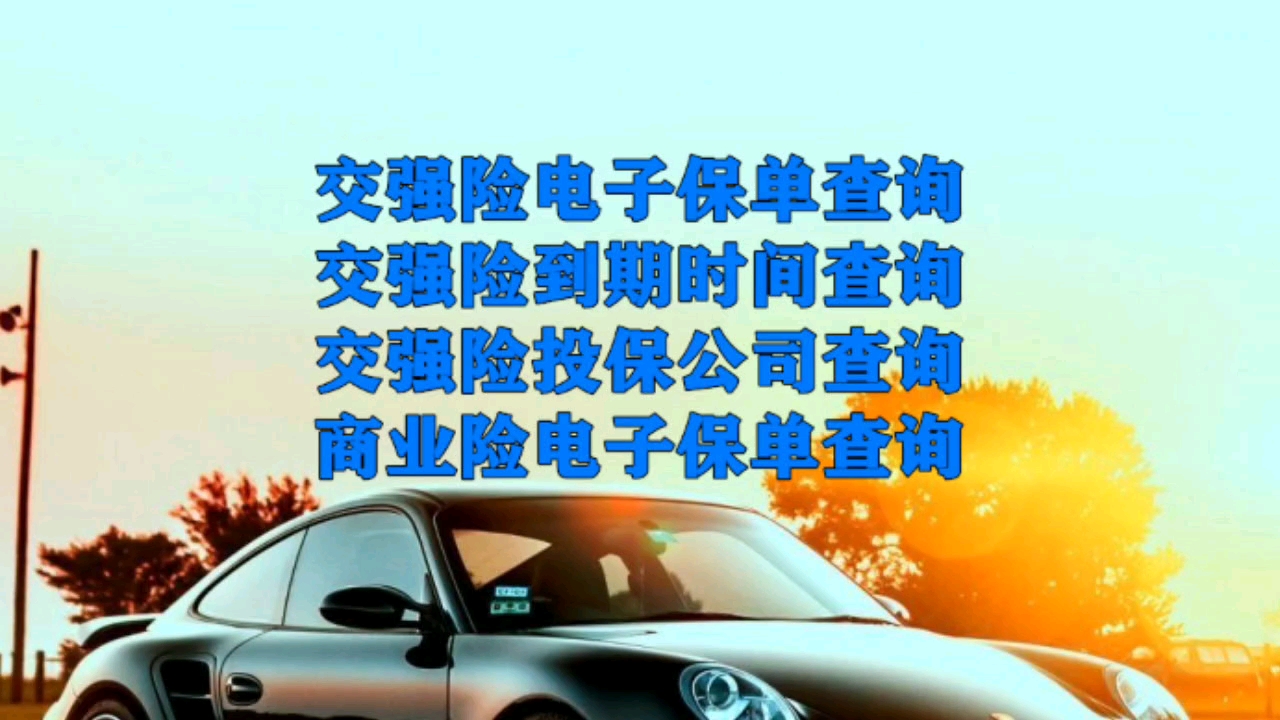 车险保单弄丢了?一招教你如何查询车险保单!交强险电子保单该怎么查询 #交强险 #交强险查询 #交强险到期时间查询哔哩哔哩bilibili