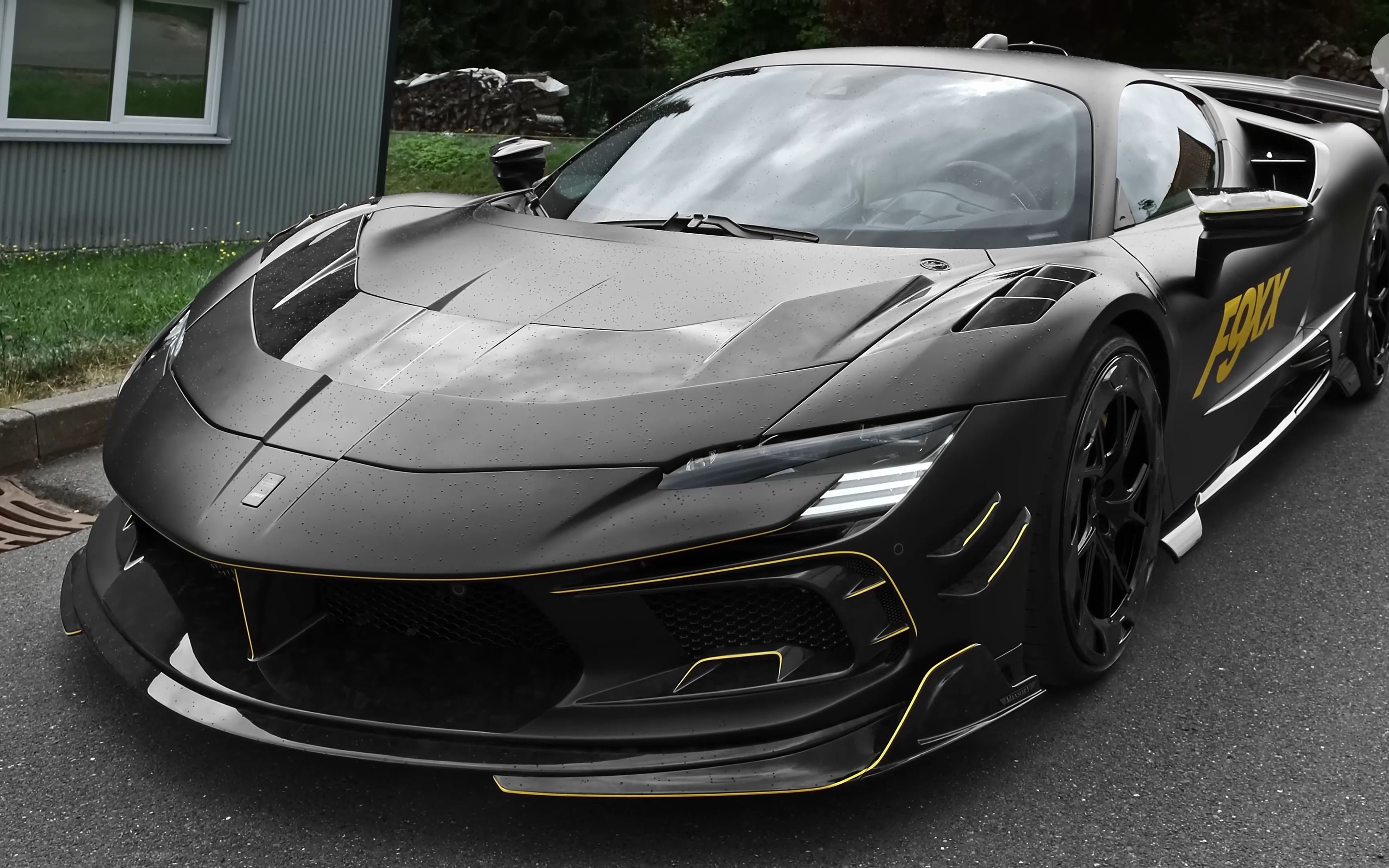 性能炸裂的全碳sf90-mansory f9xx