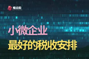 Download Video: 小微企业，是最好的税收安排！