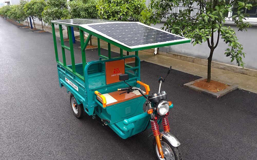 飞诺太阳能电动三轮车图片