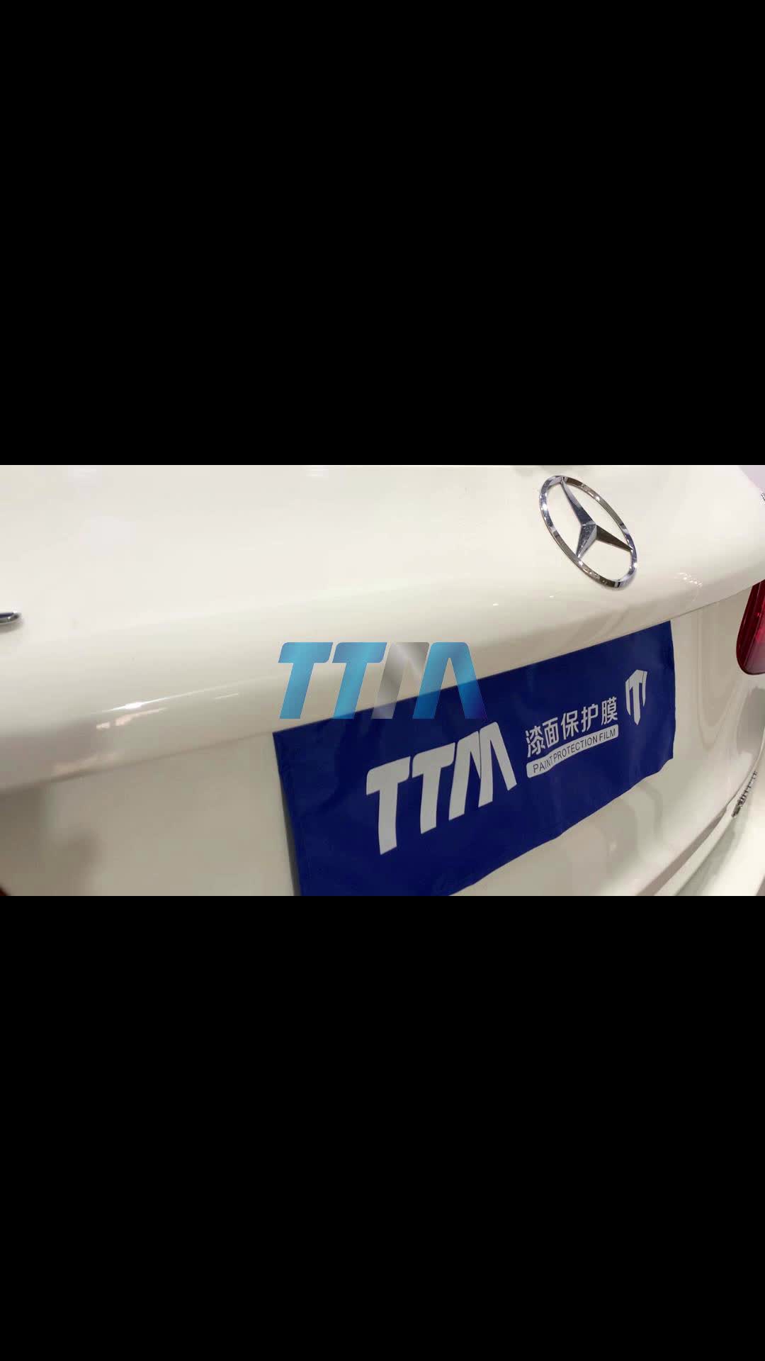ttm隐形车衣施工中,从此你的爱车漆面由它守护!