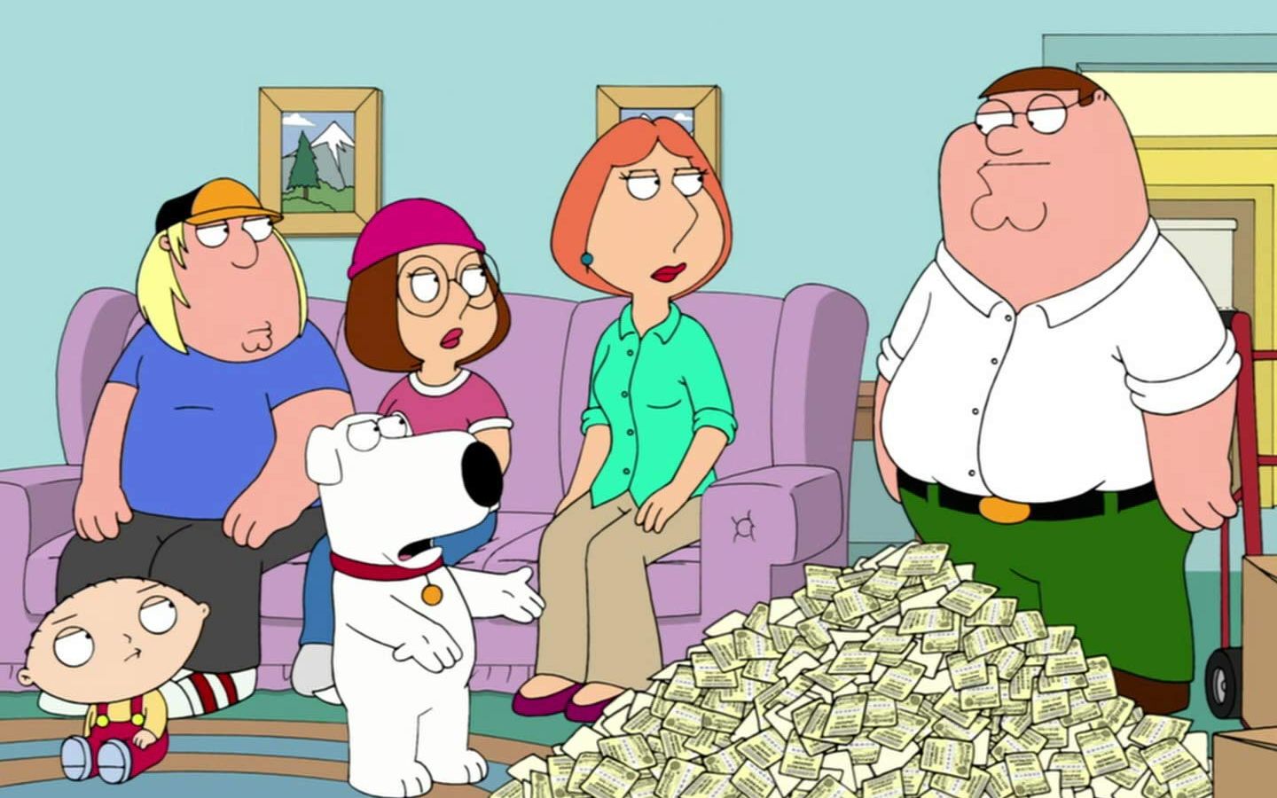 [图][中字🎰FG] [我想中头奖] Family guy: S10 E1 Lottery Fever