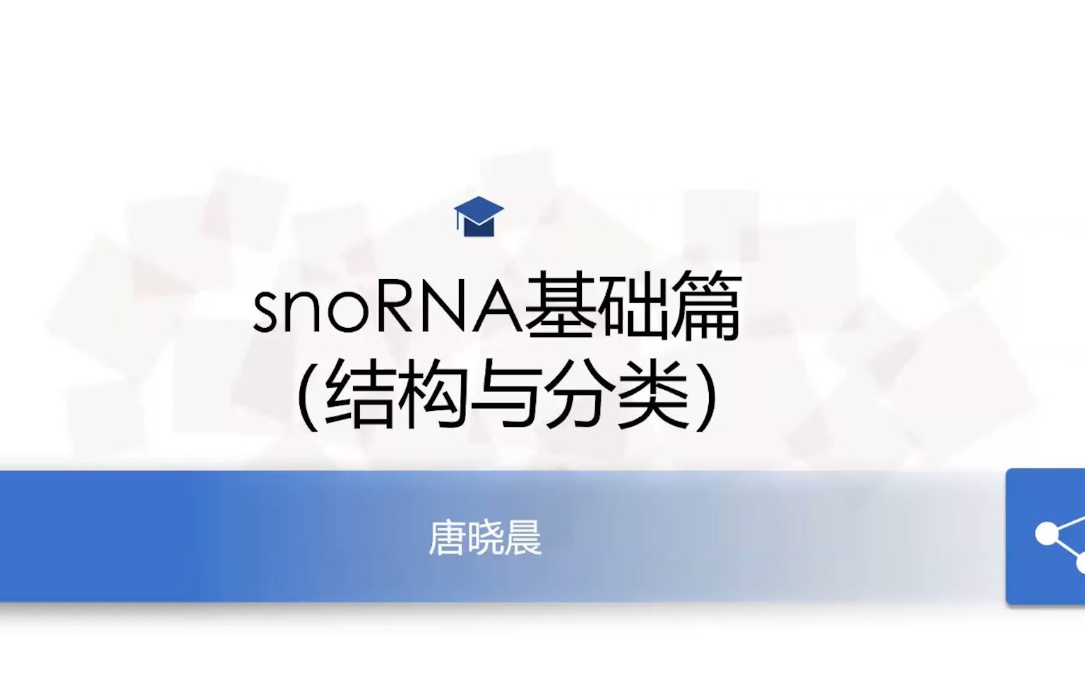 数读基因09:snoRNA基础篇(结构与分类)哔哩哔哩bilibili