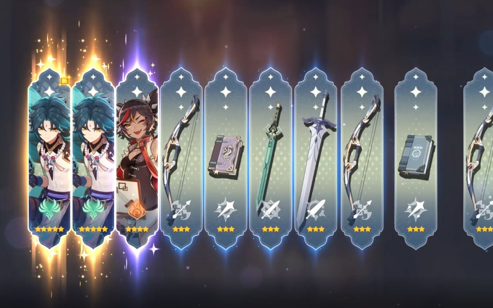 【原神】魈卡池抽卡