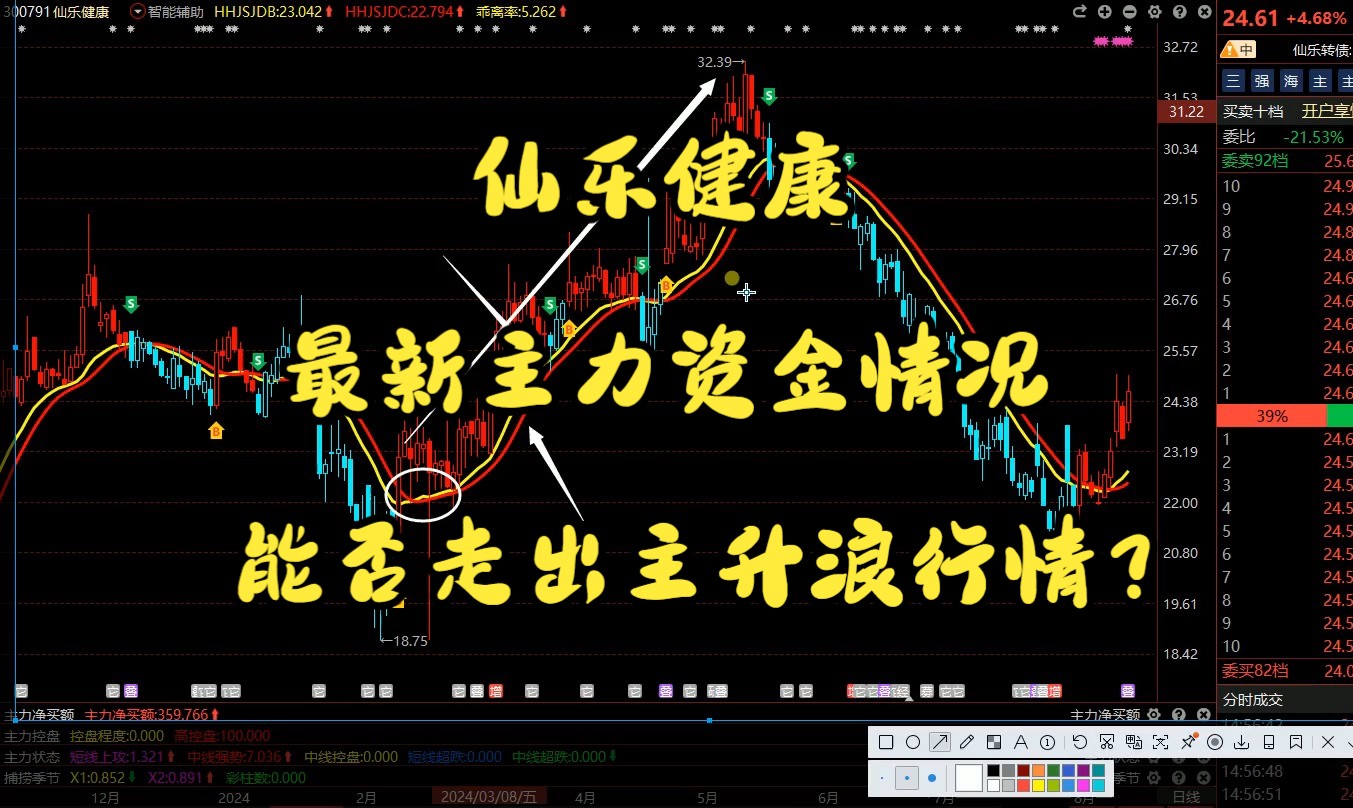 8月12号仙乐健康:最新主力资金情况,能否走出主升浪行情?哔哩哔哩bilibili