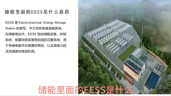 储能里面的EESS是什么意思