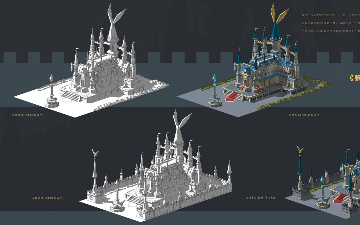 3Dmax游戏场景建模——欧式建筑城堡建模哔哩哔哩bilibili