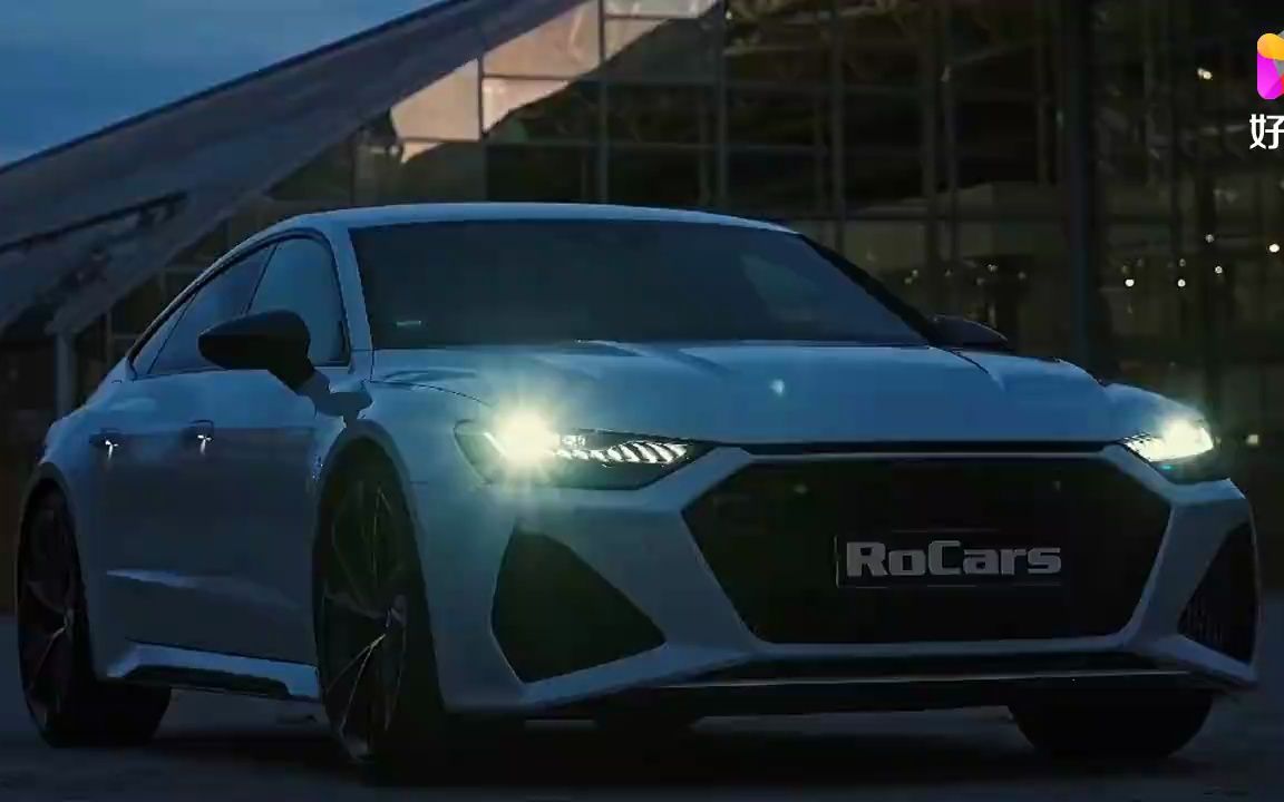 冰川白奥迪rs7,你会为它心动吗