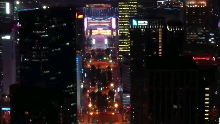 [图]中国最强地级市，湖西CBD的豪横夜景！