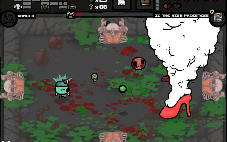 《以撒的结合:羔羊的愤怒》"永恒妈妈"成就达成(最欧的一次)