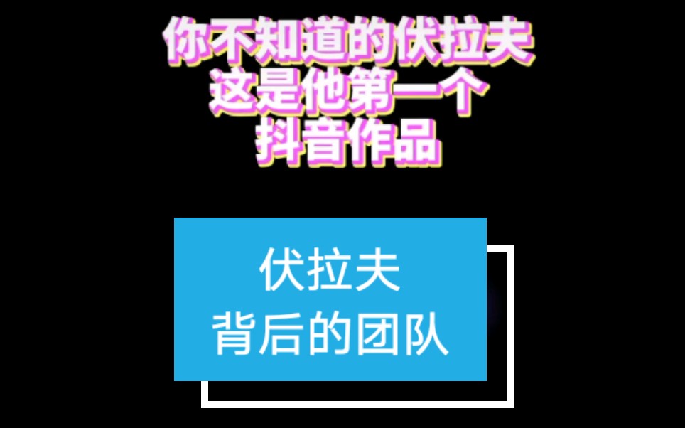 伏拉夫营销团队彩蛋在后面哔哩哔哩bilibili