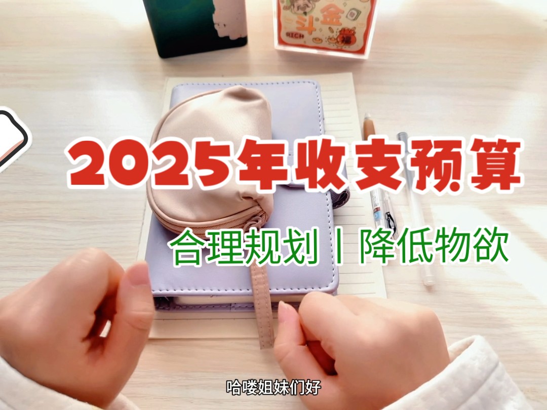 现金存钱丨2025年家庭收支预算存钱计划哔哩哔哩bilibili