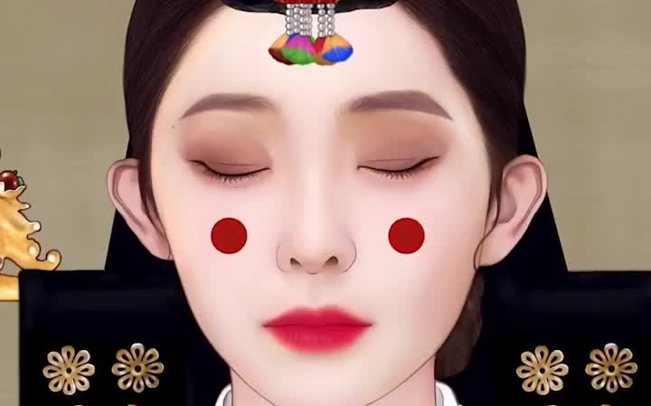 韩国古代妆容定格动画