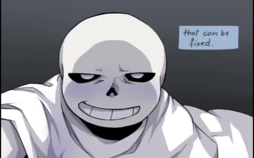 传说之下漫配和sans一起起床