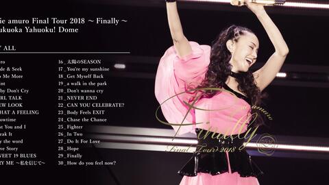 2024年新作 安室奈美 ブルーレイ 3枚組 Final Tour 2018〜 Finally