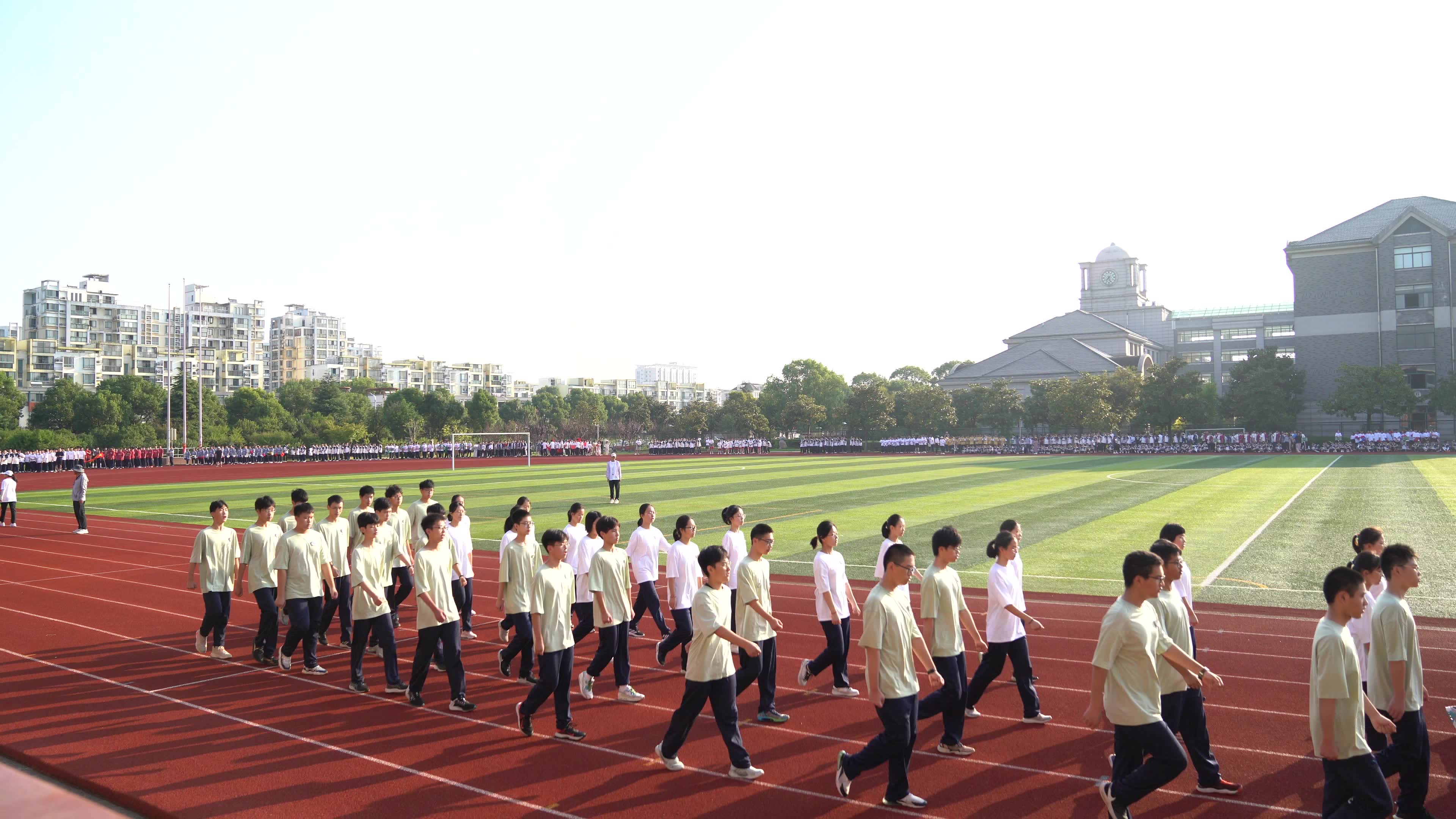 [图]【上海市金山中学】2021年运动会入场式