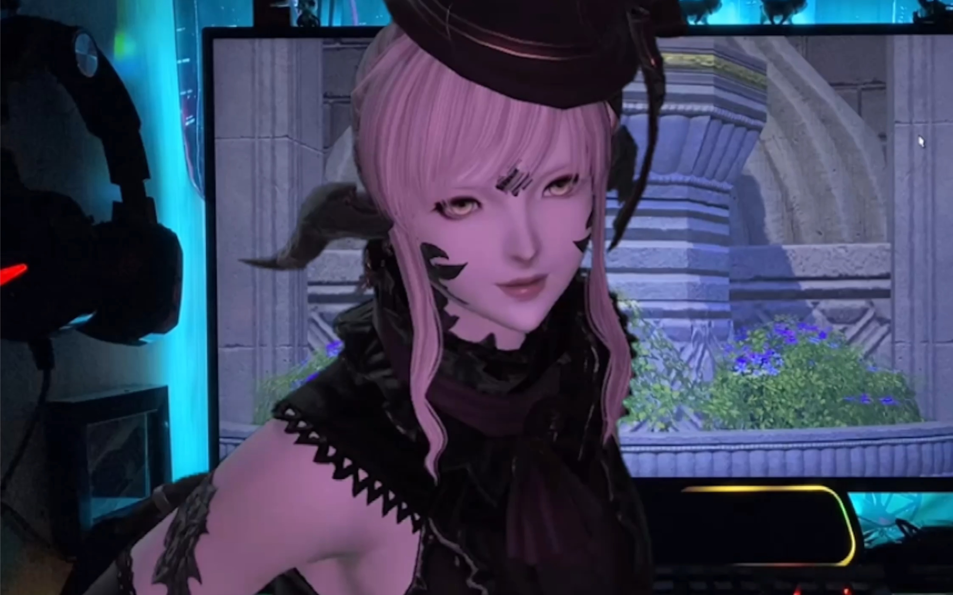 【ff14】我家龙娘似乎在尝试着穿越到现实世界