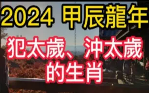 【张古柏】2024年犯太岁、冲太岁的生肖；一定要去庙里安太岁或点光明灯吗?