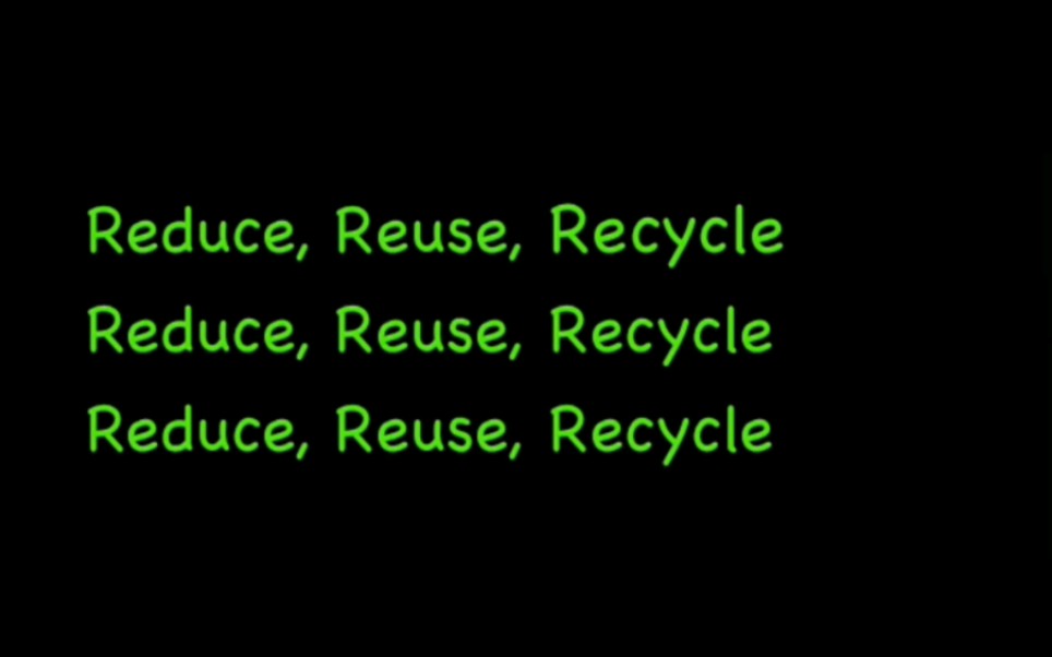 [图]【歌词】Reduce,Reuse,Recycle环保歌  The 3Rs song