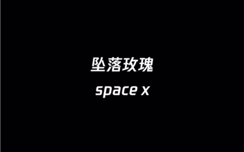 《坠落玫瑰》——space x哔哩哔哩bilibili