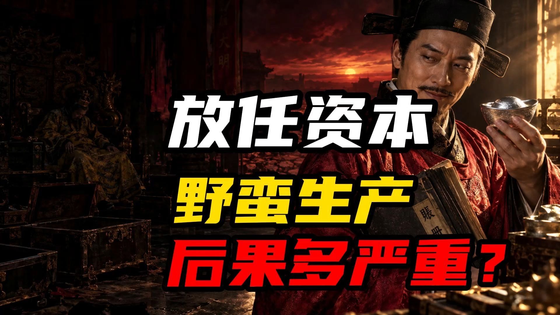 如果放任资本野蛮生长会怎样？
