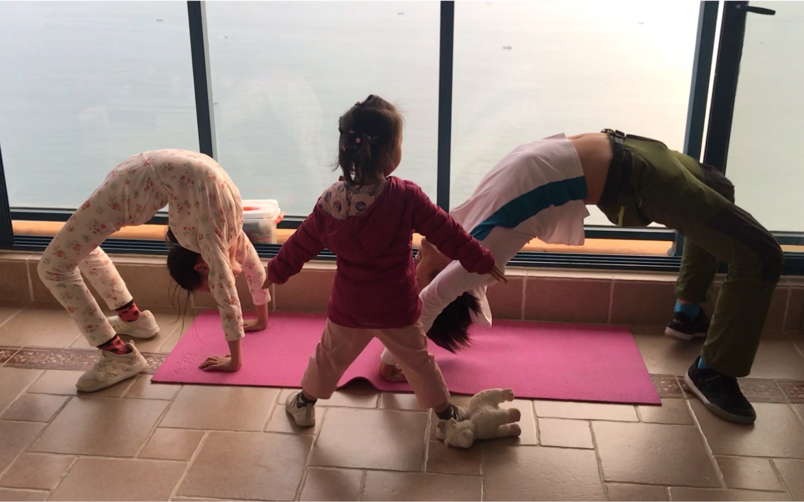 翟峰的反弓腰练习