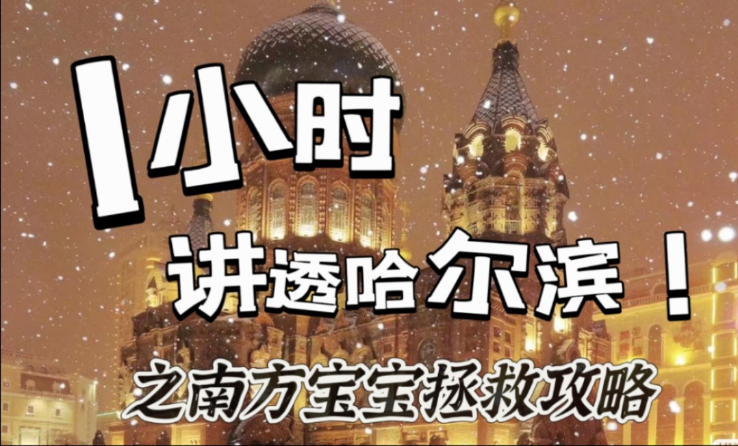 哈尔滨全攻略听说还有小伙伴在迷茫?衣食住行全干货#哈尔滨旅游(哈尔滨攻略之一)哔哩哔哩bilibili