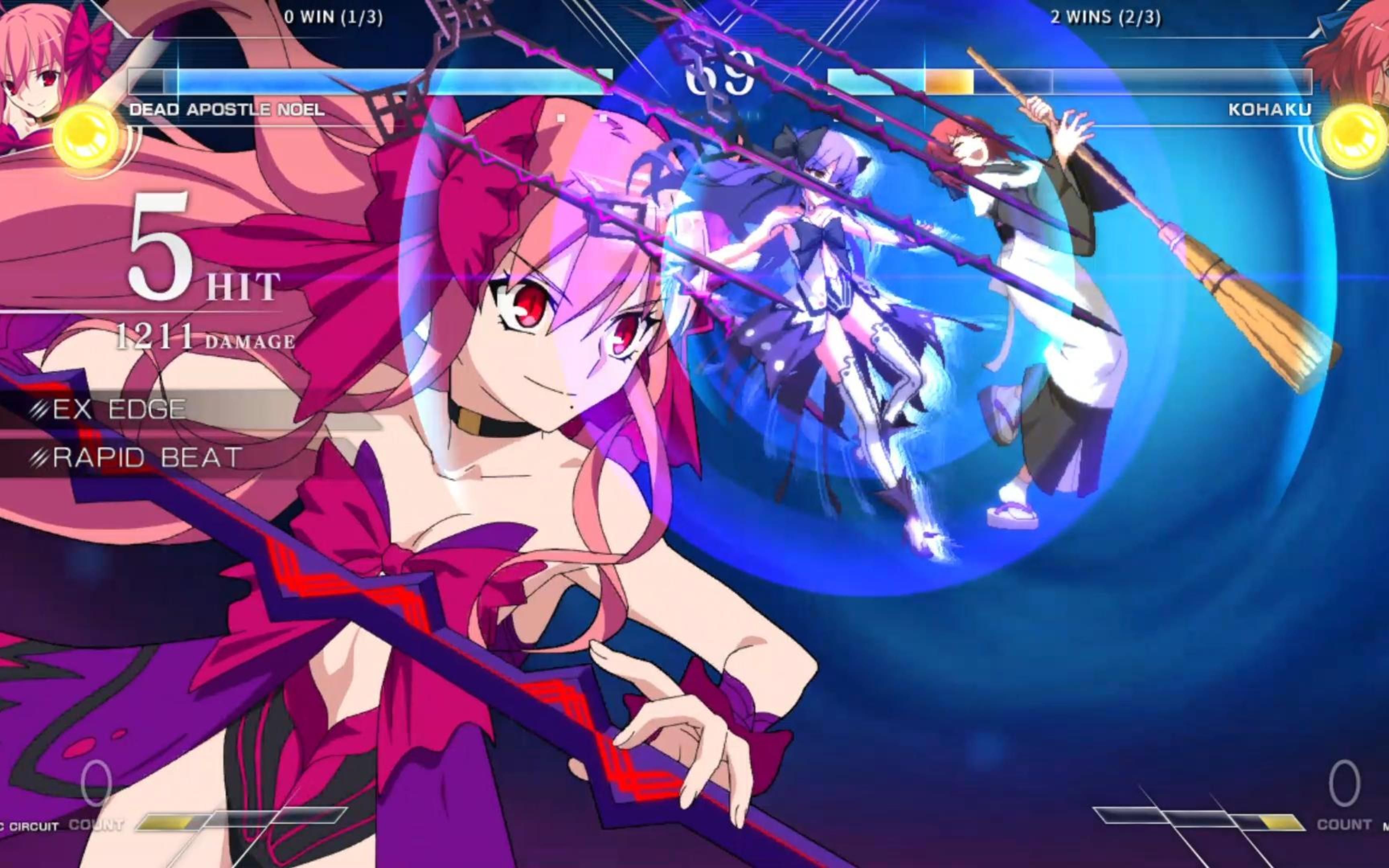 【月姬格斗mbtl】死徒诺耶尔vs琥珀