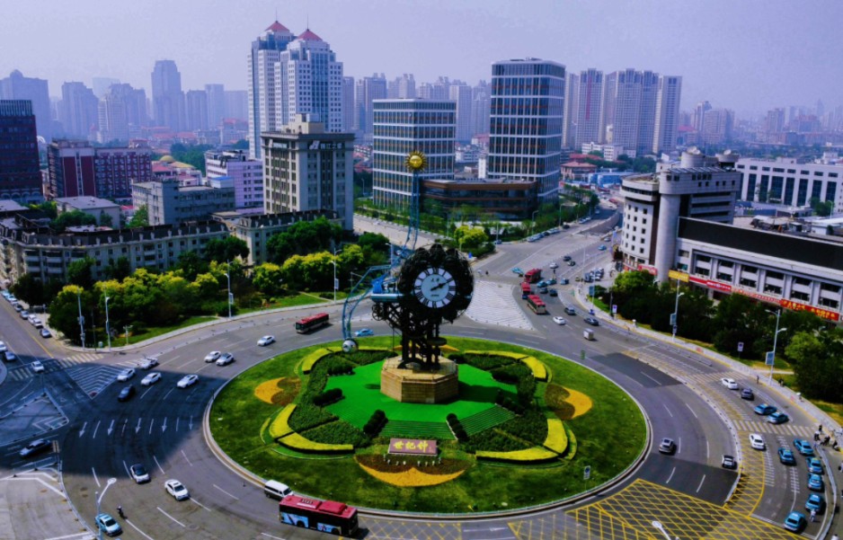 航拍天津第五站:世纪钟