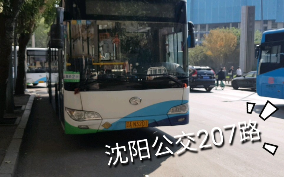 沈阳公交207路工业大学兴顺校区62龙之梦亚太城全程pov