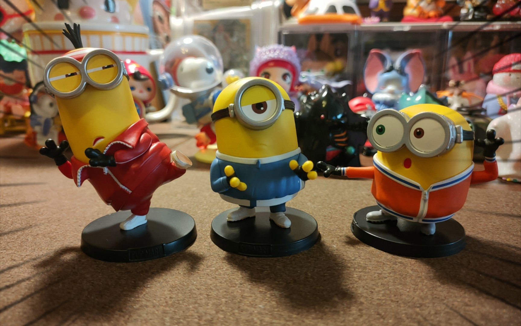 popmart 泡泡玛特 小黄人大眼萌盲盒 功夫三兄弟!