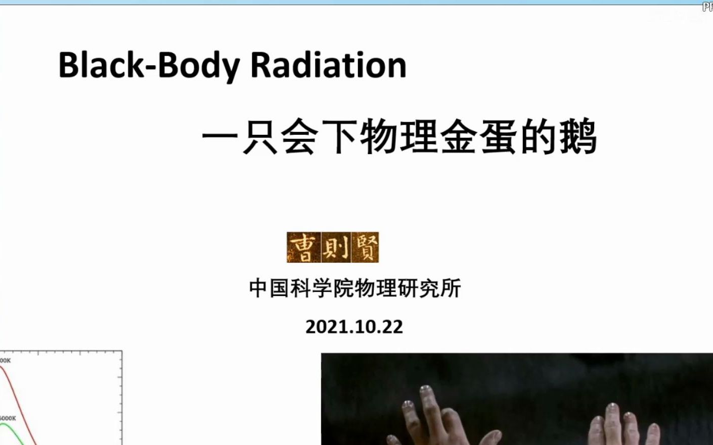 [图]黑体辐射—— 一只会下物理金蛋的鹅
