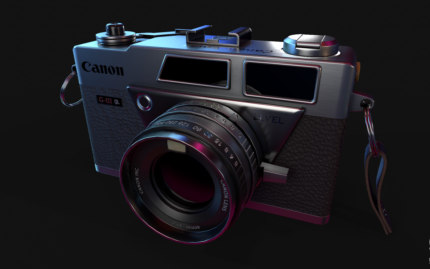 3dmax制作单反相机 次世代材质表现