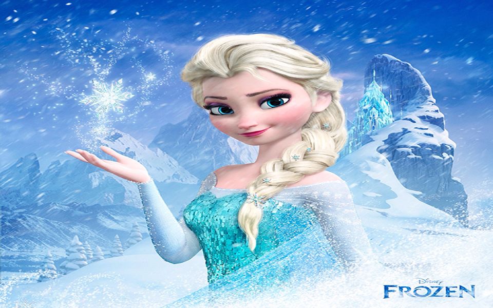 冰雪奇缘艾莎公主的3d建模过程 !看到最后  我想我应该恋爱了