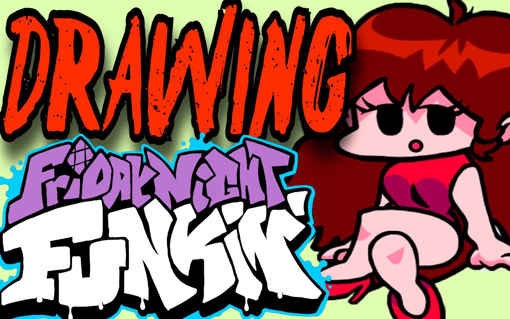 draw girlfriend from friday night funkin