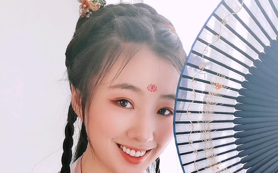 无刘海简单日常汉服发型教程_哔哩哔哩 (゜-゜)つロ 干杯~-bilibili