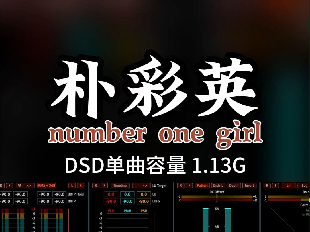 网络爆火,韩国顶流女团成员,朴彩英经典歌曲,DSD完整版1.13G,百万调音师专业录音棚制作,顶级hifi无损音质哔哩哔哩bilibili