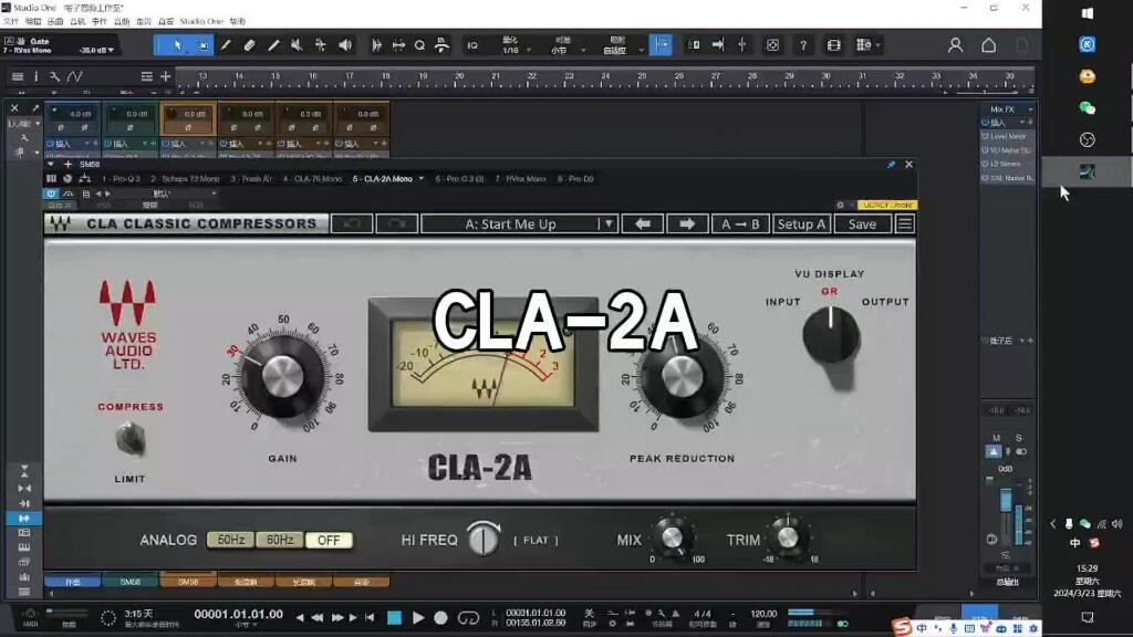 超详细！waves CLA-2A 参数功能介绍_哔哩哔哩_bilibili