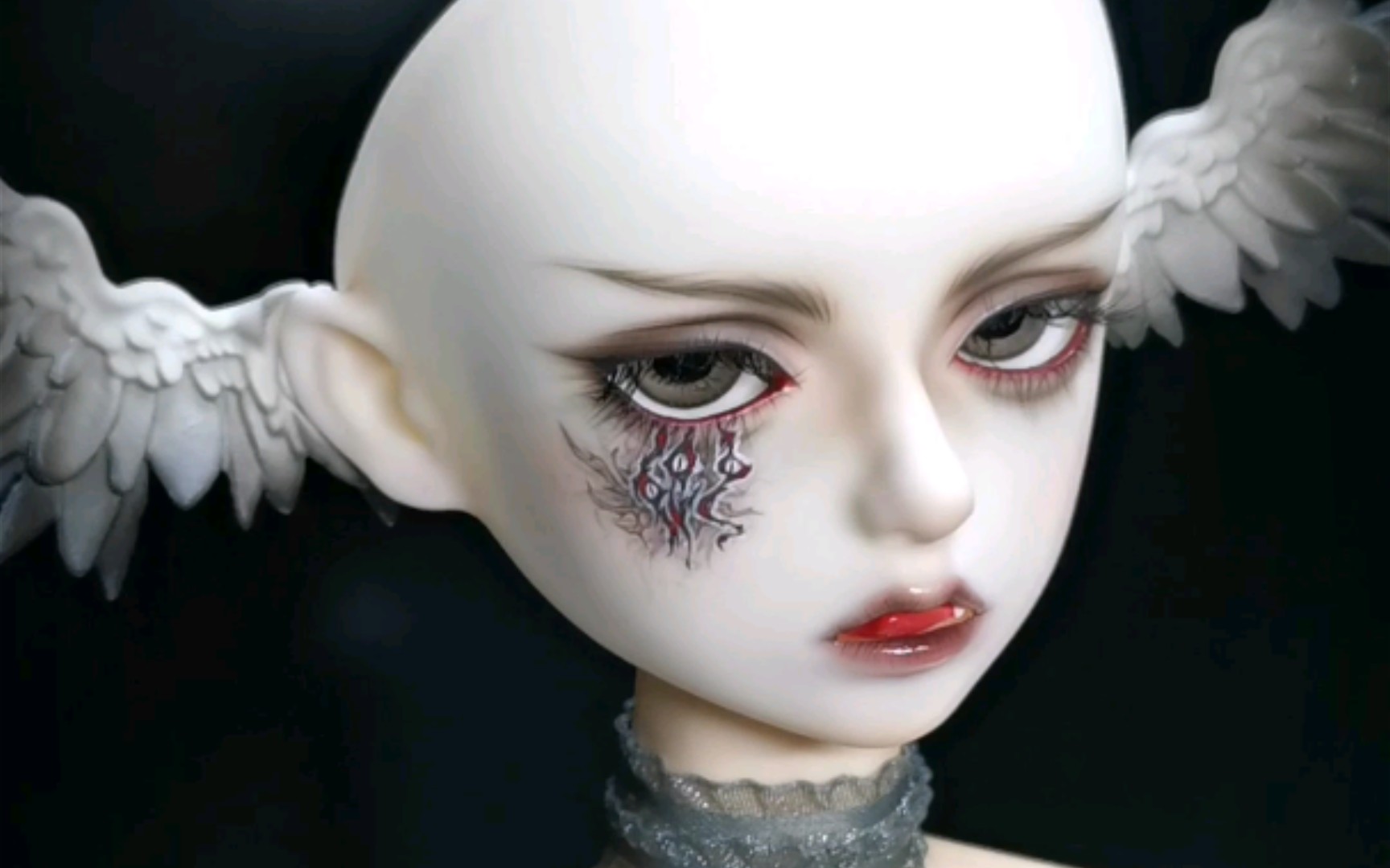【bjd】暗黑风娃妆展示